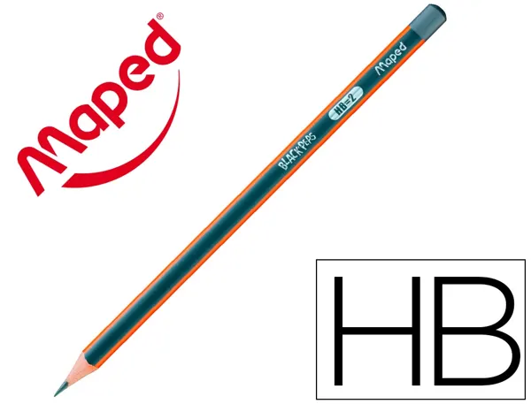 Crayons graphite black'peps hb - bois certifi  fsc — Non classé