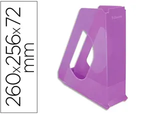 Porte-revues esselte colour'breeze a4 translucide  couleur lavande — Non classé