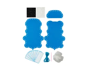 Mange soucis   coudre en feutrine croc'animals + 30     tiquettes   soucis - 17,8 x  12 cm - 3 pcs - 3 coloris — Non classé