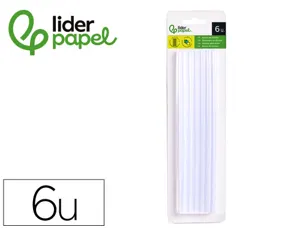 Baton de colle liderpapel pour pistolet a colle         11x200mm blister de 6 unites — Non classé