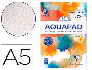 Bloc de papier dessin aquarelle goldline a5 300gr   70f — Non classé