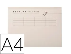 Chemise tarifold secolor tree free neutre a4 avec onglet    sachet de 10 — Non classé