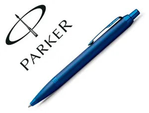Stylo-bille parker im monochrome bleu pointe        moyenne encre bleu etui       cadeau — Non classé