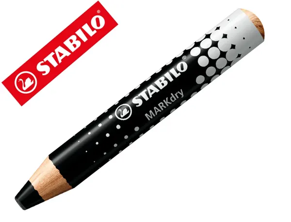 Crayon marqueur stabilo markdry pour          ecrire sur de tableau blanc   coloris noir — Non classé
