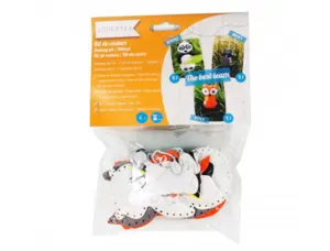 Kit feutrine sodertex diy 3 amis: booly, foxy & moky a    fabriquer sachet individuelle 2mm coloris assortis — Non classé