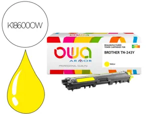 Toner laser compatible q-connect brother tn243y 1000 p jaune — Non classé