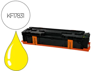 Toner laser compatible q-connect canon 623 2300 p jaune — Non classé