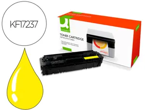 Toner laser compatible q-connect hp cf542x/203x 2500 p cyan/jaune — Non classé
