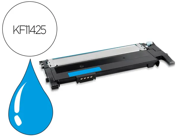 Toner laser compatible q-connect hp w2071a/117a 1000 p cyan — Non classé