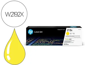 Toner laser original hp w2192x 2500 p jaune — Non classé