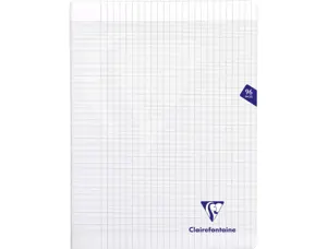 Cahier piqure calligraphe 7000couverture souple pp 21x29,7cm96p seyes 70g incolore — Non classé