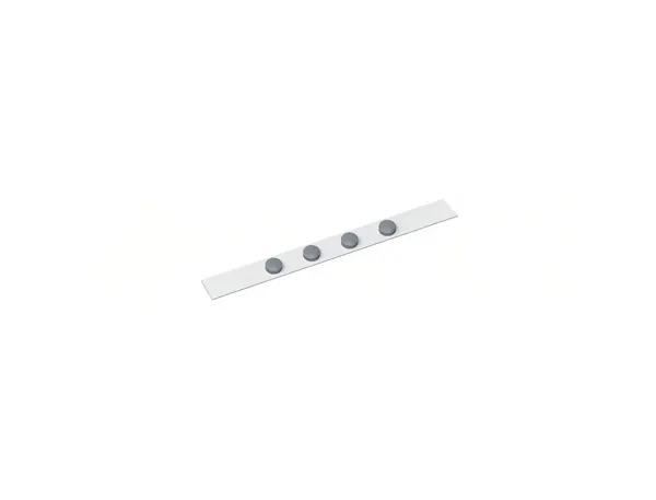 Bande metallique maul standard longueur 1m avec 4 aimants coloris blanc — Non classé