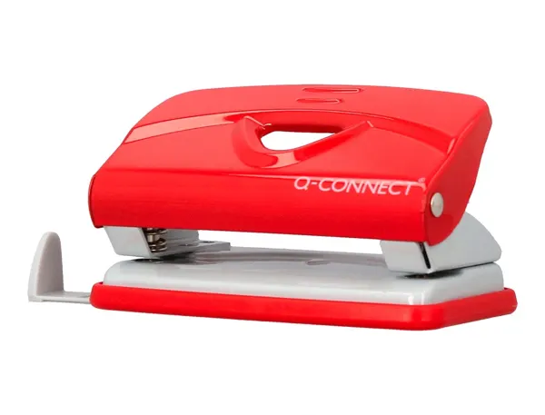 Perforateur q-connect kf14216 2 trous ouverture 1mm capacite 10 feuilles coloris rouge — Non classé