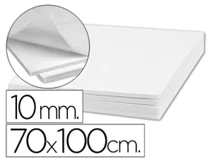 Carton plume liderpapel double-face 70x100cm          epaisseur 10mm coloris blanc — Non classé