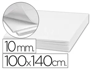 Carton plume liderpapel double-face 100x140cm         epaisseur 10mm coloris blanc — Non classé