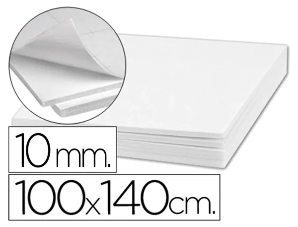 Carton plume liderpapel double-face 100x140cm         epaisseur 10mm coloris blanc — Non classé