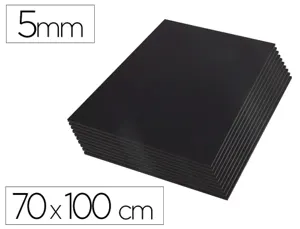 Carton plume liderpapel double-face 70x100cm          epaisseur 5mm coloris noir — Non classé