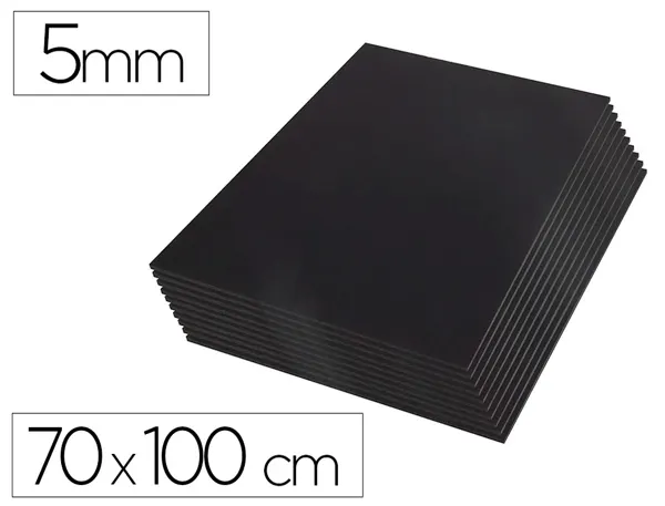 Carton plume liderpapel double-face 70x100cm          epaisseur 5mm coloris noir — Non classé