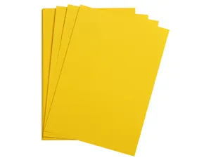 Feuille papier clairefontaine maya 270g 500x700mm coloris   jaune soleil paquet 25 unites — Non classé