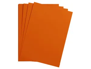 Feuille papier clairefontaine maya 270g 500x700mm coloris   orange paquet 25 unites — Non classé