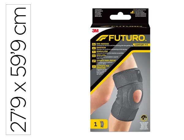 Genouillere futuro comfort fit reglable 27,9-59,9cm      coloris gris — Non classé