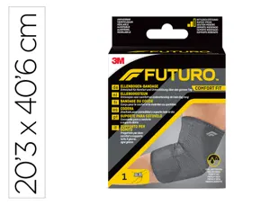 Bandage coude futuro comfort fit reglable 20,3-40,6cm      coloris gris — Non classé