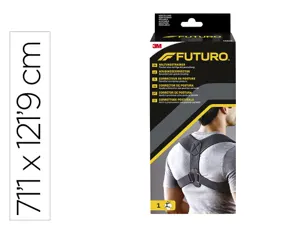Correcteur posture futuro reglable 71,1-121,9cm coloris gris — Non classé