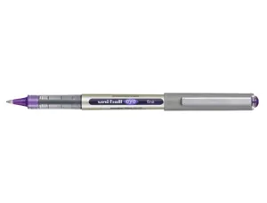 Roller uniball eye plastique recycle encre liquide         ecriture moyenne pointe metal coloris violet — Non classé