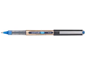 Roller uniball eye plastique recycle encre liquide         ecriture large pointe metal   coloris bleu — Non classé