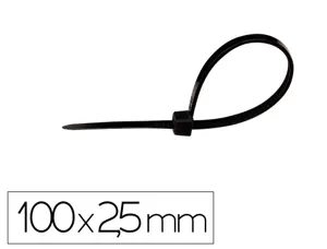 Scelle q-connect 100x2,5mm coloris noir sachet 100       unites — Non classé