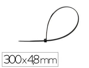 Scelle q-connect 300x4,8mm coloris noir sachet 100       unites — Non classé