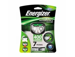 Torche frontale energizer rechargeable 400 lumens 60m   4h — Non classé