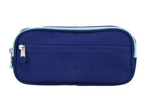 Fourre-tout antartik rectangulaire 2 compartiments modele fusion flex            100x60x220mm coloris bleu — Non classé