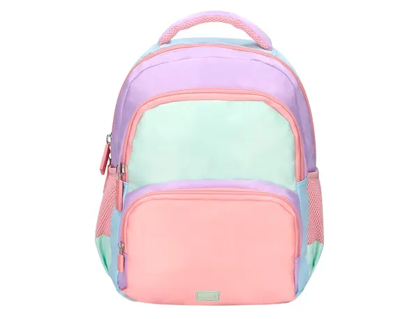 Sac a dos liderpapel scolaire multipoches et multicouleurs  pastel 35x11x27cm — Non classé