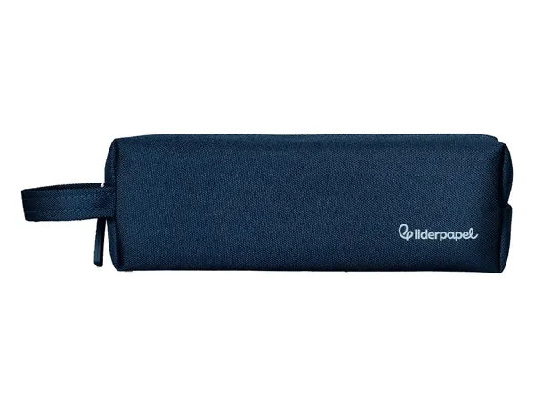 Fourre-tout liderpapel 1 compartiment avec anse 21x7cm coloris bleu marine — Non classé