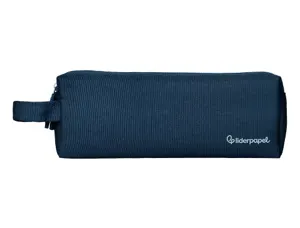 Fourre-tout liderpapel rectangulaire 2 compartiments anse de prehension 21x8cm     coloris bleu marine — Non classé