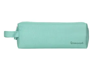 Fourre-tout liderpapel rectangulaire 2 compartiments anse de prehension 21x8cm     coloris vert amande — Non classé