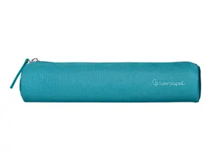Fourre-tout liderpapel rond mince 22x4,5cm coloris bleu   canard — Non classé