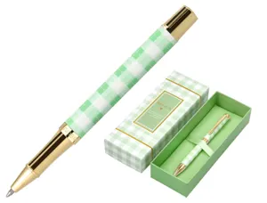 Roller belius picnic aluminium encre noire coloris vert dore boite               design — Non classé