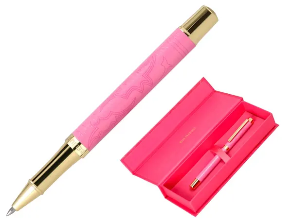 Roller belius wild west aluminium encre noire coloris rose dore boite design — Non classé