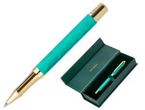 Roller belius wild west aluminium encre noire coloris vert   dore boite design — Non classé