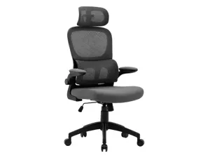 Chaise direction q-connect sorrento maille base metallique haut max 1320 larg 650 prof 600mm roues premium coloris gris —…