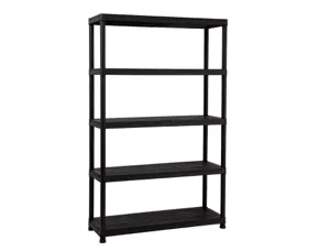 Etagere paperflow universal 124 pp 5 tablettes poids max  60kg/tablette 120x40x180cm    coloris noir — Non classé