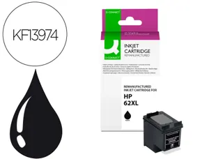 Cartouche d'encre compatible q-connect hp 62xl 600 p noir — Non classé