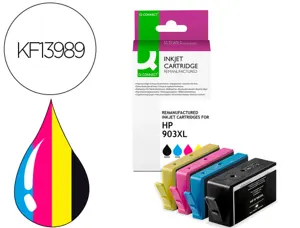 Cartouche d'encre compatible q-connect hp 903xl 970 p noir/cyan/magenta/jaune pack 4 couleur — Non classé
