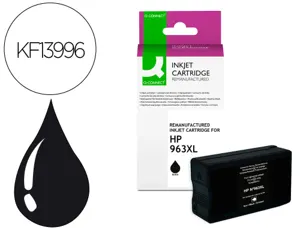 Cartouche d'encre compatible q-connect hp 963xl 2000 p noir — Non classé