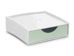 Tiroir rangement cep first ps 186x185x64mm coloris vert     sauge — Non classé