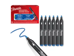 Marqueur sharpie creatif pointe ogive trait 2,5mm      encre acrylique coloris bleu — Non classé