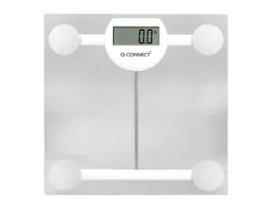 Balance salle de bain q-connect numerique ecran lcd 75x31mm coloris transparent — Non classé