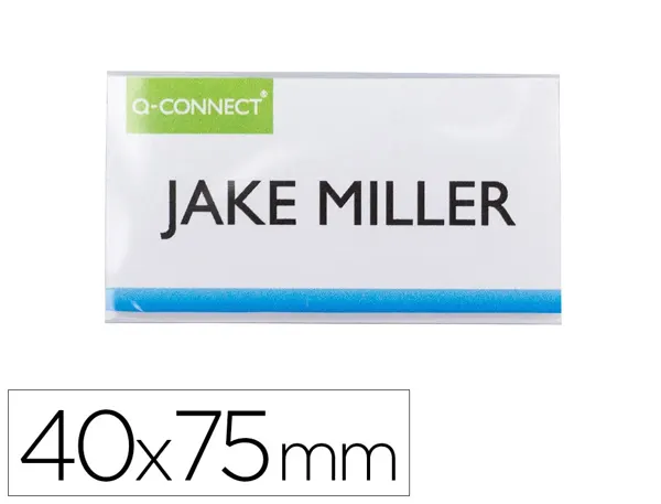 Badge q-connect clip magnetique ouverture          superieure 40x75mm — Non classé